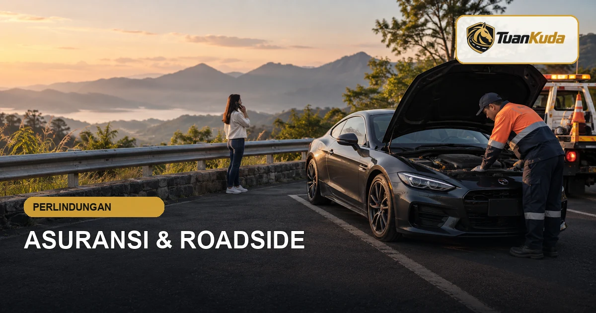 Bantuan teknisi roadside untuk kendaraan touring
