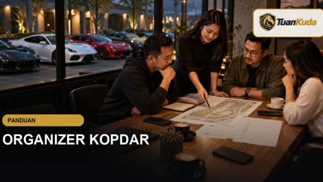 Organizer merencanakan rute dan keselamatan kopdar