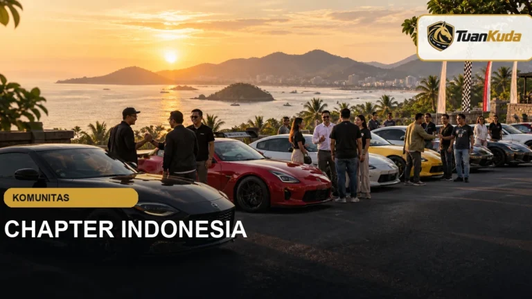 Pertemuan chapter komunitas mobil sport TuanKuda Indonesia