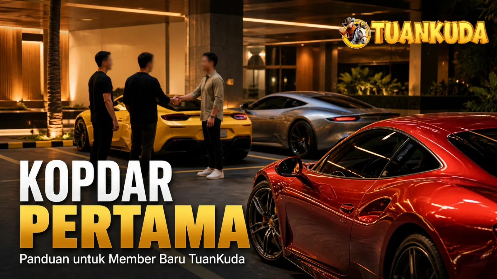 Member baru mengikuti panduan kopdar pertama TuanKuda