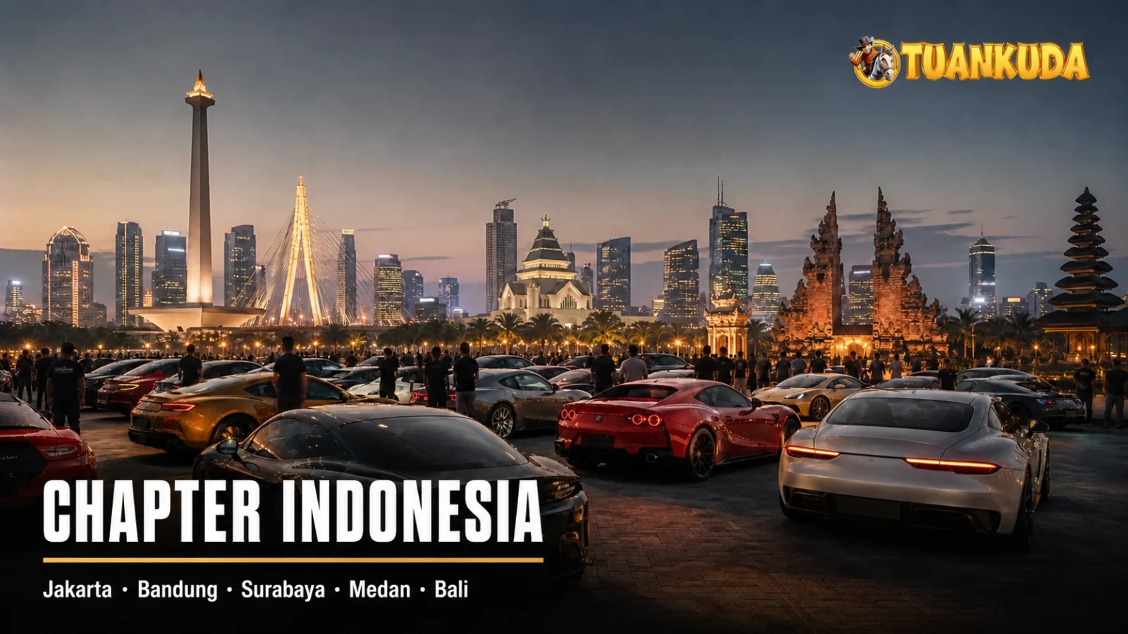 Chapter komunitas mobil sport TuanKuda di Indonesia