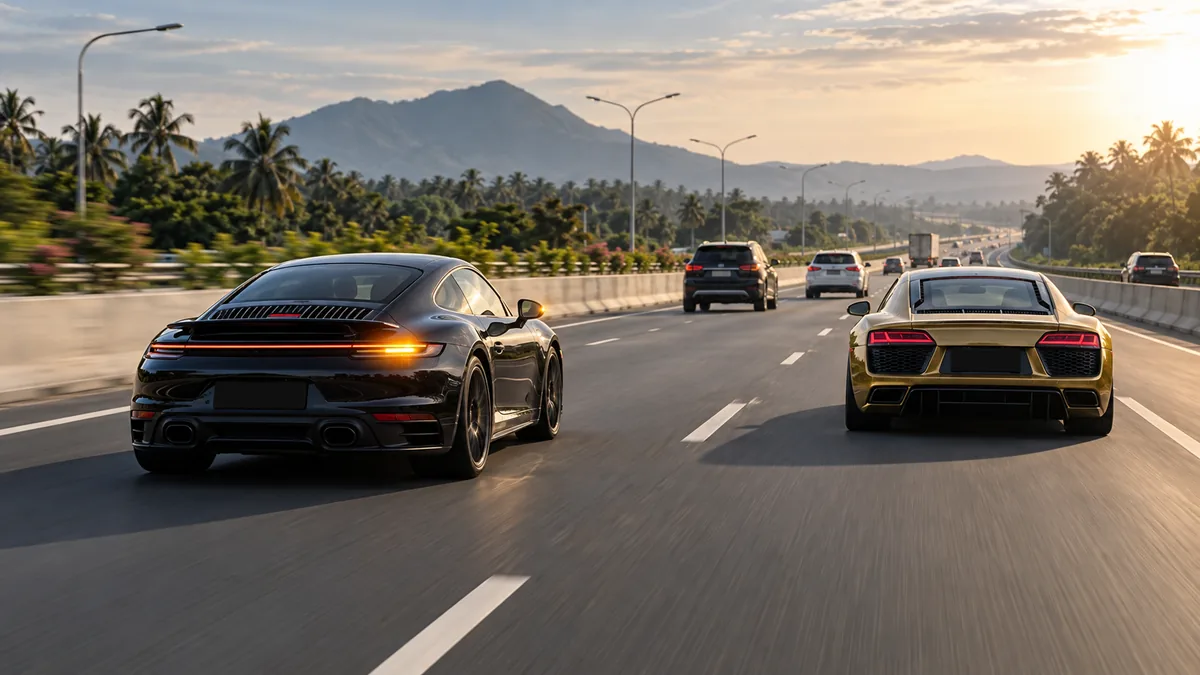 Etika Menyalip dalam Konvoi Mobil Sport
